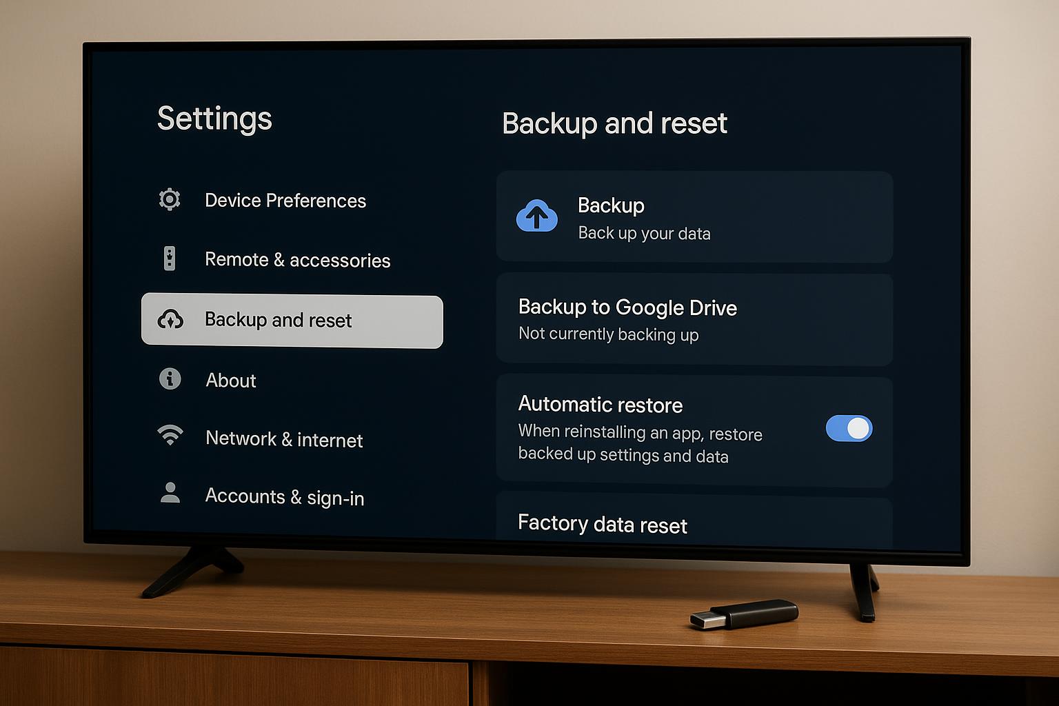 Come fare il backup delle impostazioni della smart TV e ripristinarle dopo un reset o un trasloco