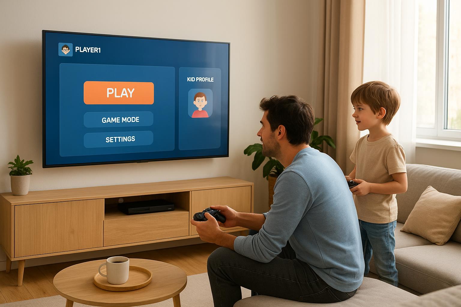 TV da gaming per famiglie: come scegliere uno schermo adatto a giochi competitivi e titoli per bambini