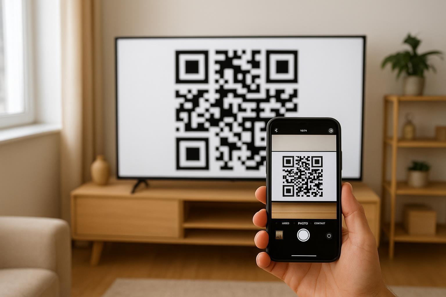 Come accedere rapidamente alle app streaming sulla smart TV usando i codici QR
