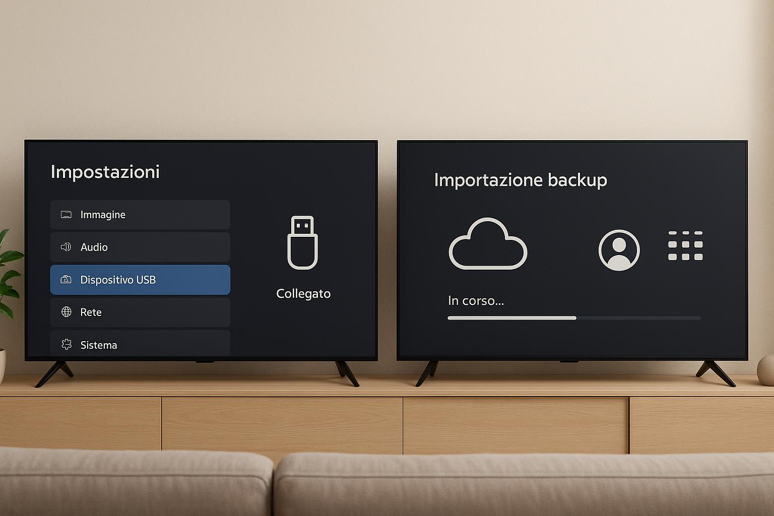 Come clonare impostazioni e profili tra due smart TV della stessa marca senza rifare tutto da zero