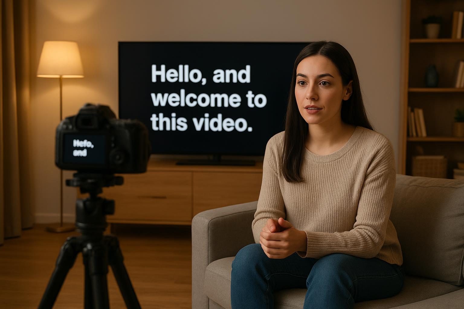 Come usare la smart TV come teleprompter fai da te per video, presentazioni e corsi online