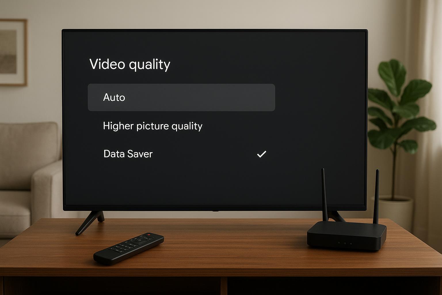 Come attivare la modalità a basso consumo dati sulle app di streaming della smart TV