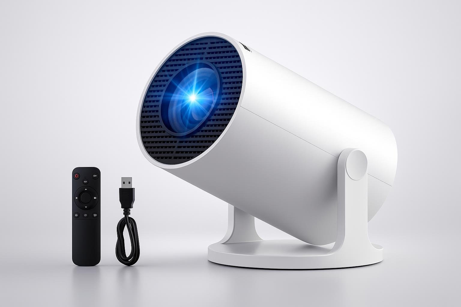 WOLFANG mini proiettore portatile WiFi 6, il cinema da soffitto low cost in promo