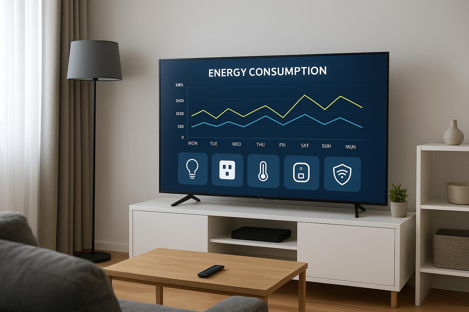 Come usare la smart TV per monitorare i consumi energetici di casa tramite le app domotiche