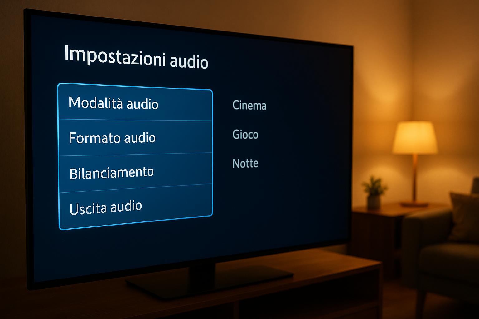 Come creare profili di volume intelligenti sulla smart TV per film, giochi e notte fonda