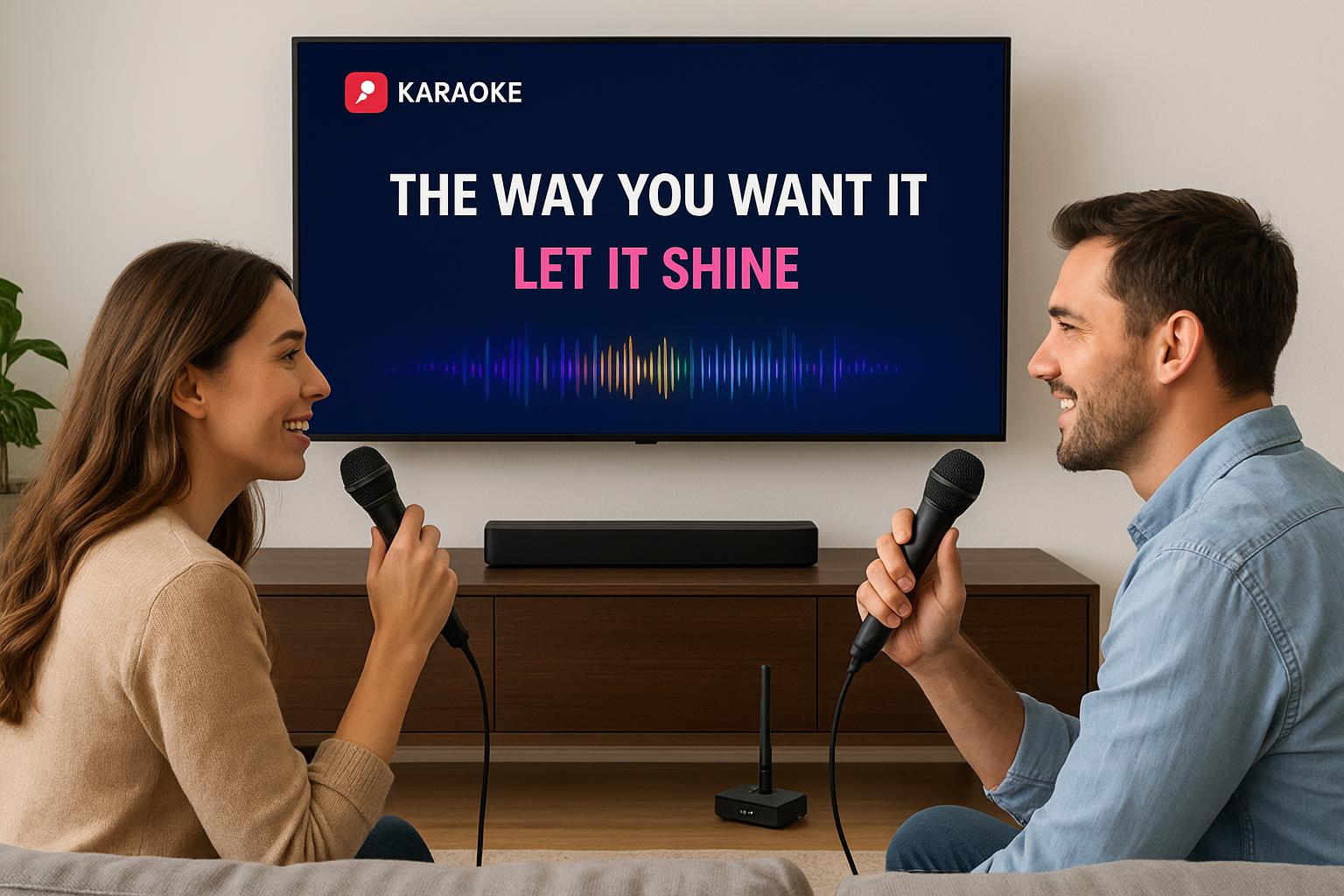 Come collegare un microfono wireless alla smart TV per karaoke, streaming e videochiamate in salotto