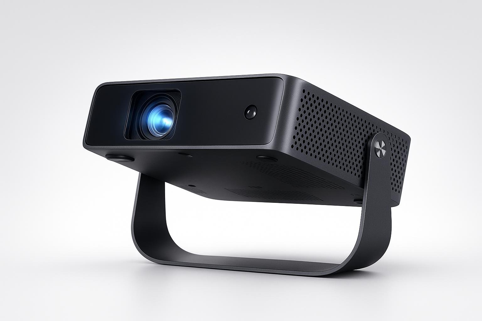 Mini proiettore 4K smart TV portatile con rotazione 330°: il videoproiettore da salotto e campeggio ora a prezzo top