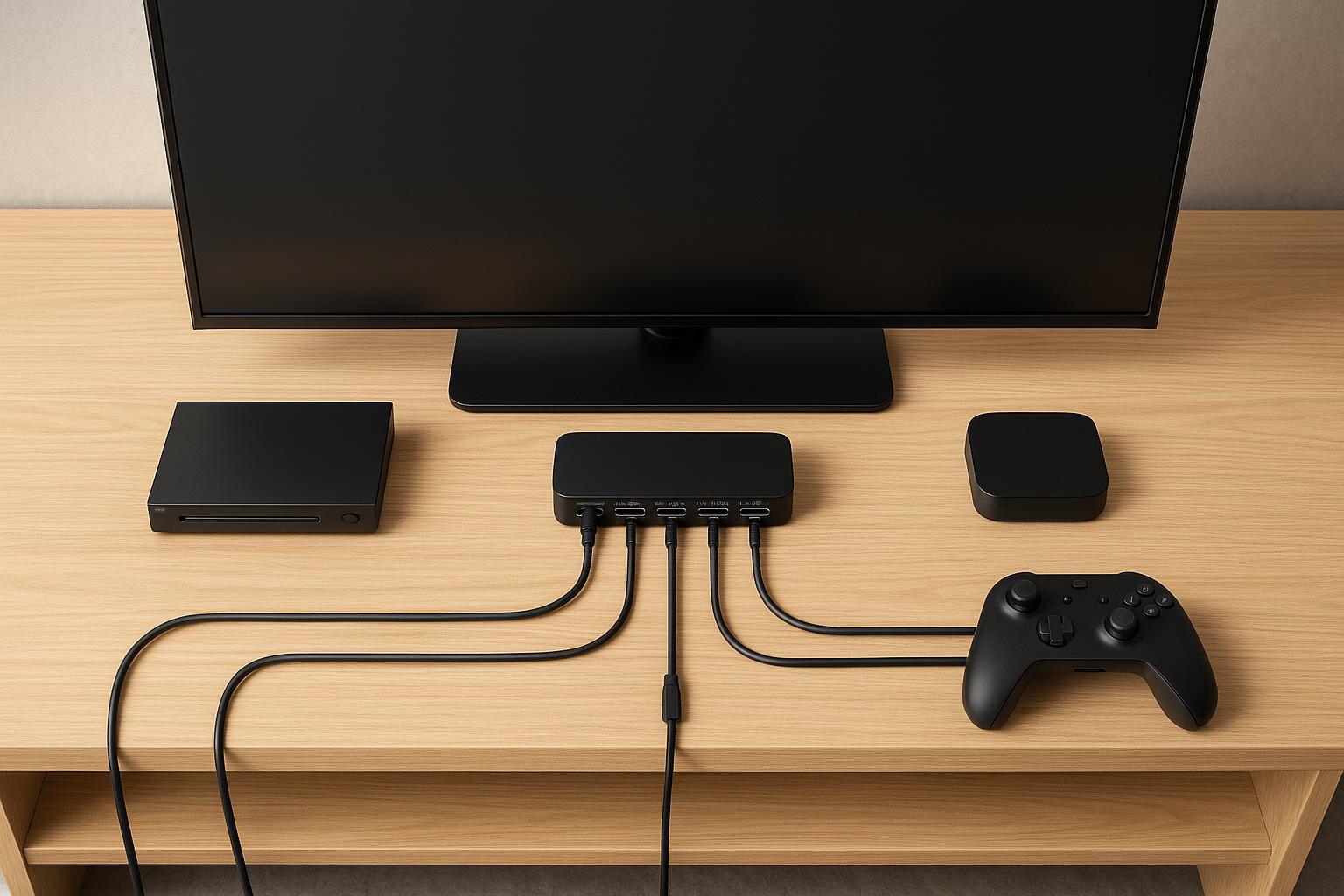 Come collegare più console e dispositivi alla smart TV con uno switch HDMI