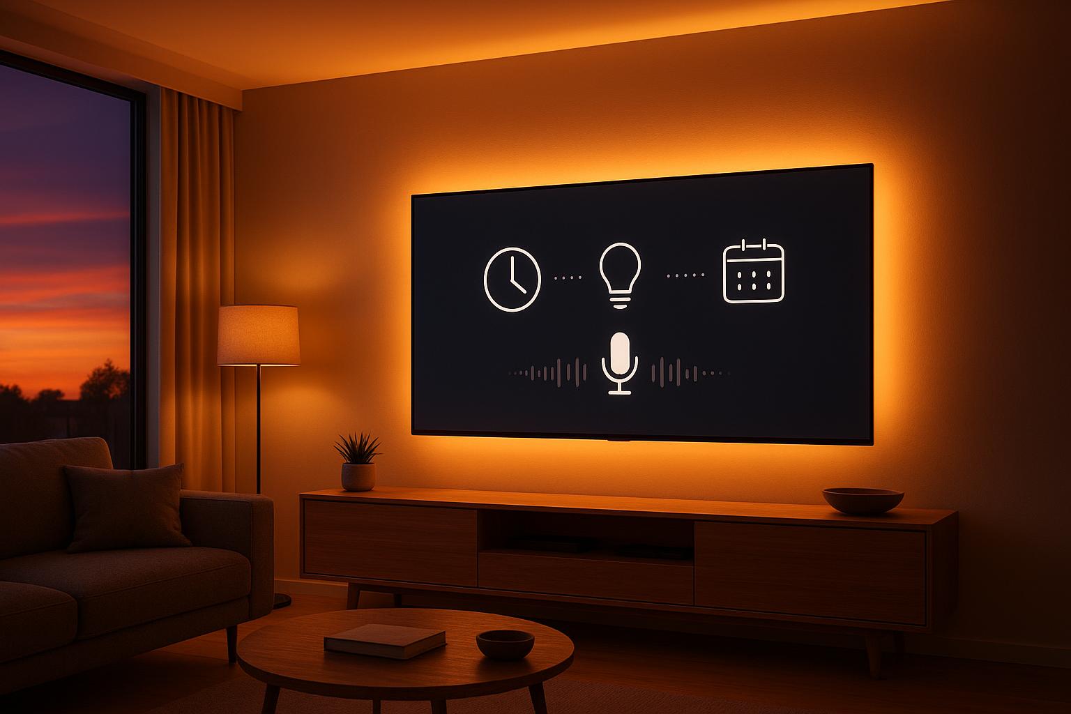 Come automatizzare le modalità video e audio della smart TV in base all’orario usando la domotica
