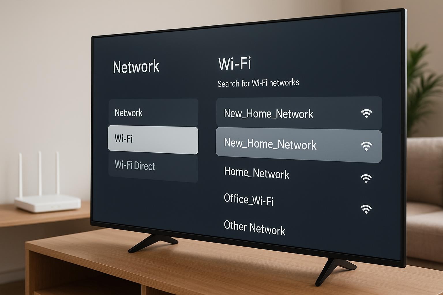 Come cambiare rete Wi‑Fi alla smart TV quando cambi router senza perdere app e impostazioni