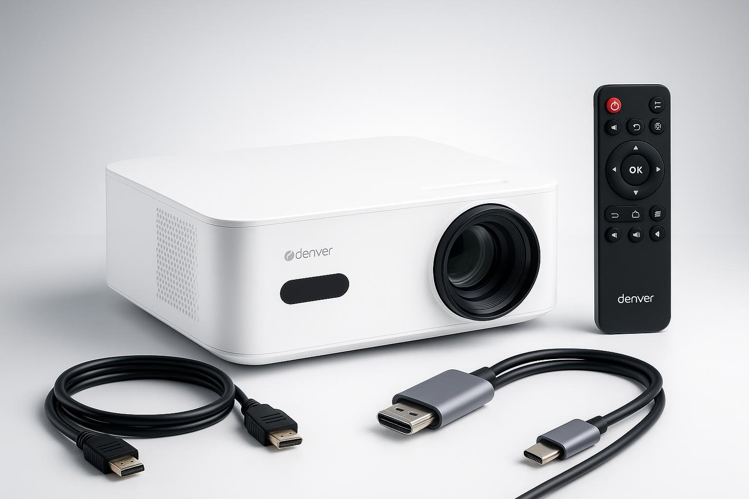 Denver mini proiettore portatile, il videoproiettore compatto perfetto per il cinema ovunque in offerta su Amazon