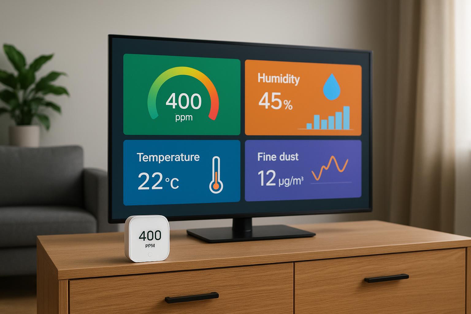 Come usare la smart TV per monitorare la qualità dell’aria in casa con sensori e app domotiche