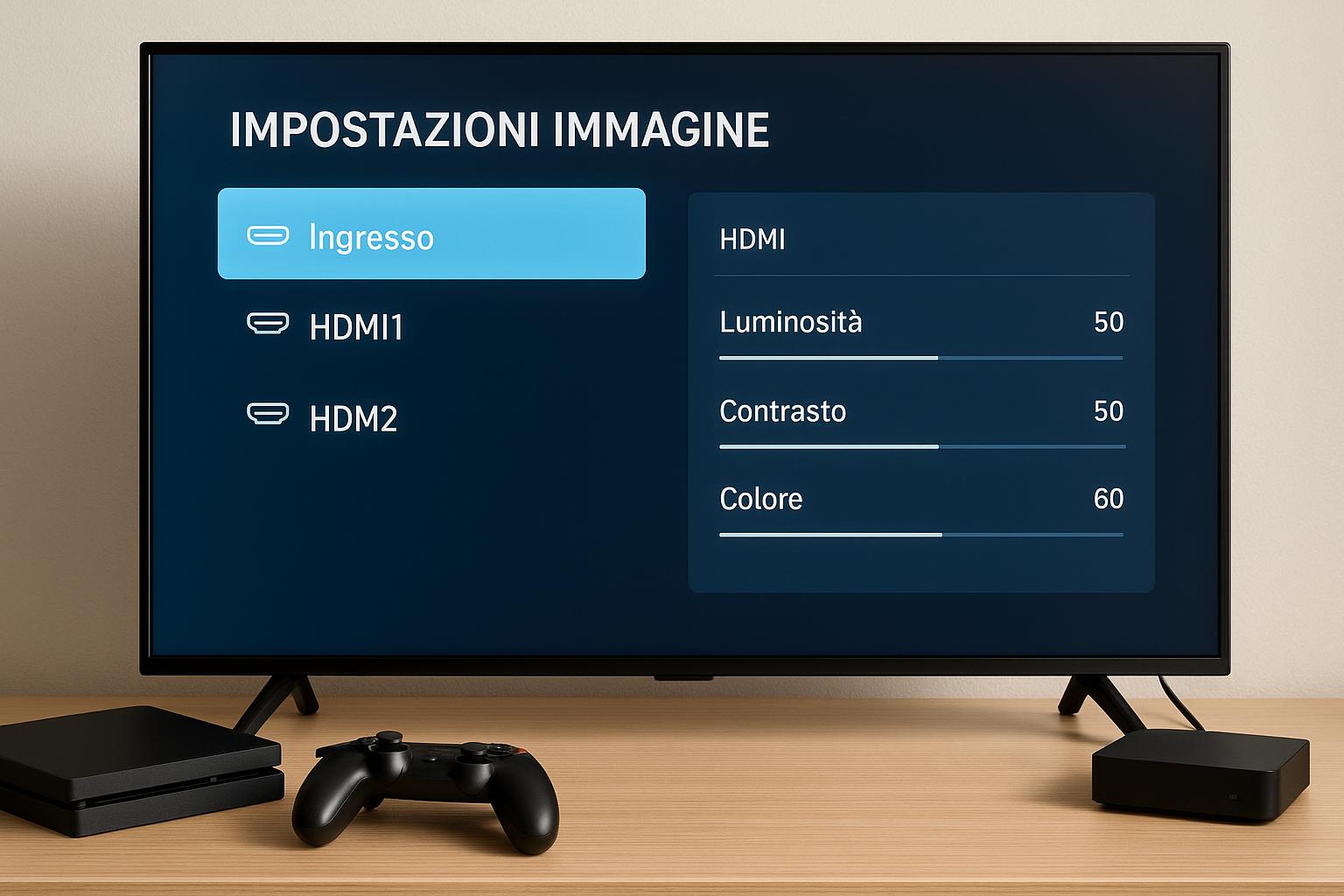 Come copiare le impostazioni immagine della smart TV tra diversi ingressi HDMI senza rifare tutto a mano