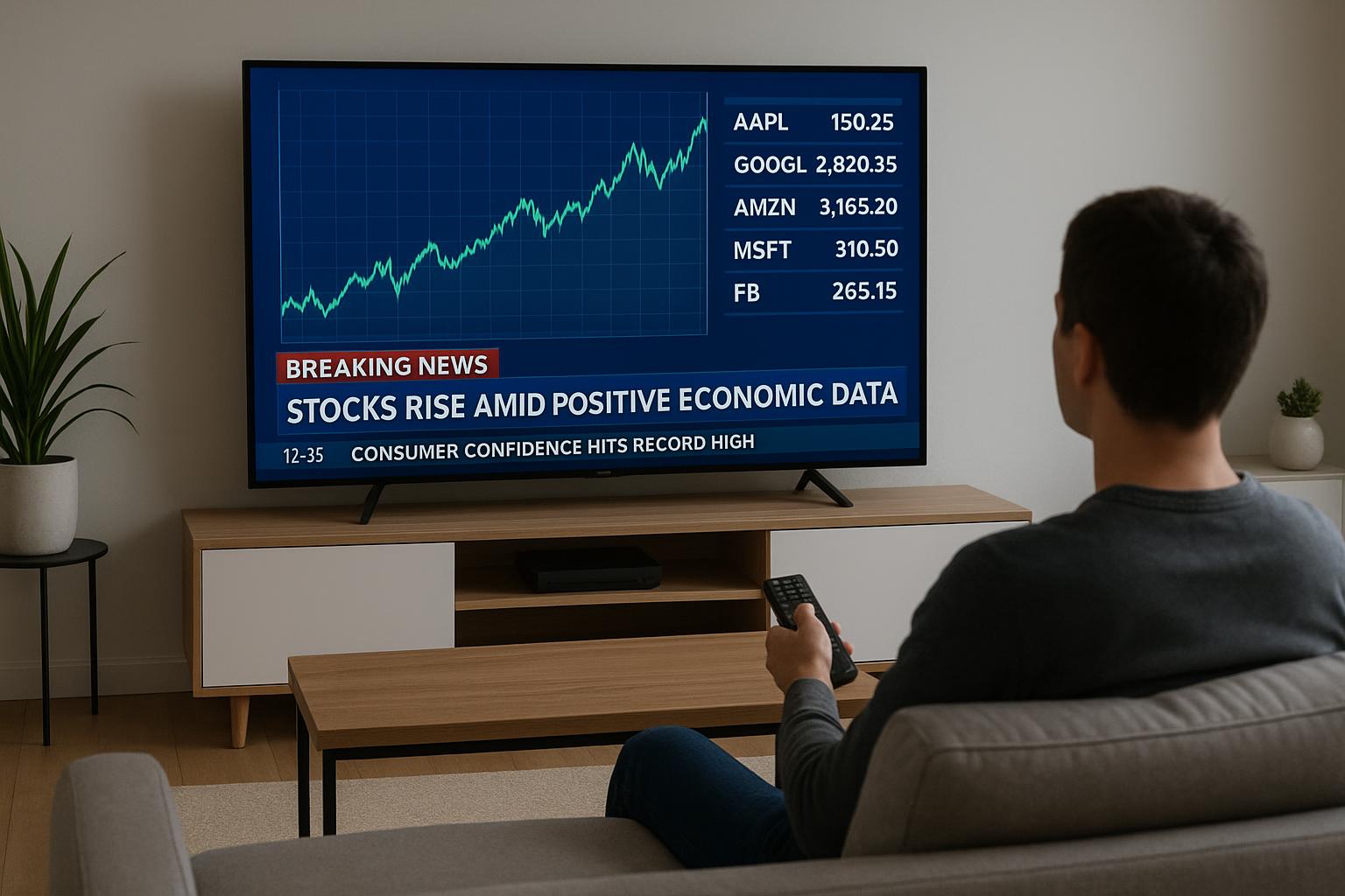 Come usare la smart TV per seguire borsa, notizie finanziarie e grafici in tempo reale dal salotto