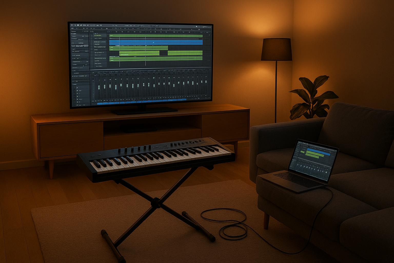 Come usare una smart TV come schermo per strumenti musicali digitali in salotto