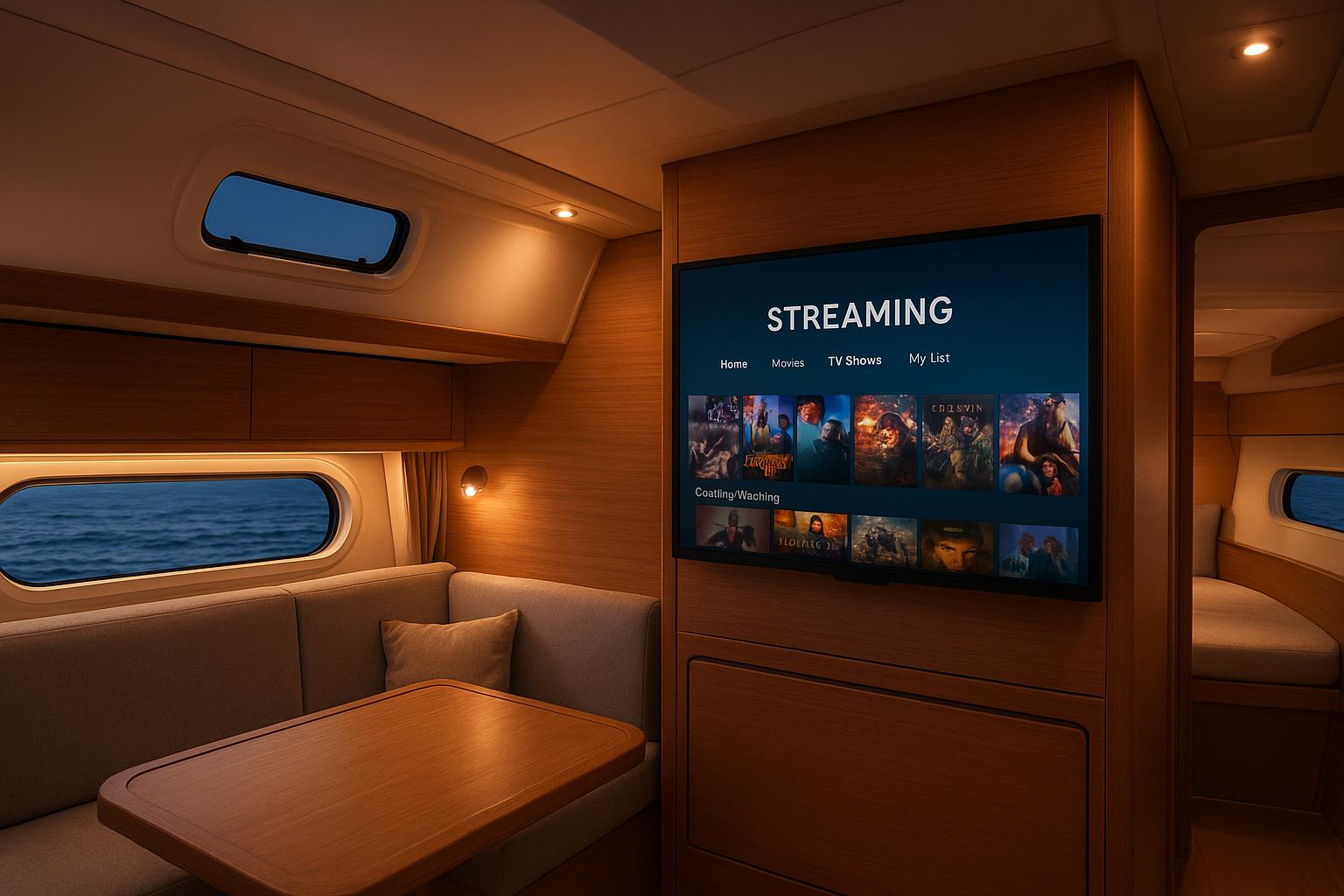 Smart TV 2026 per barche e yacht: cosa cambia rispetto ai modelli da salotto