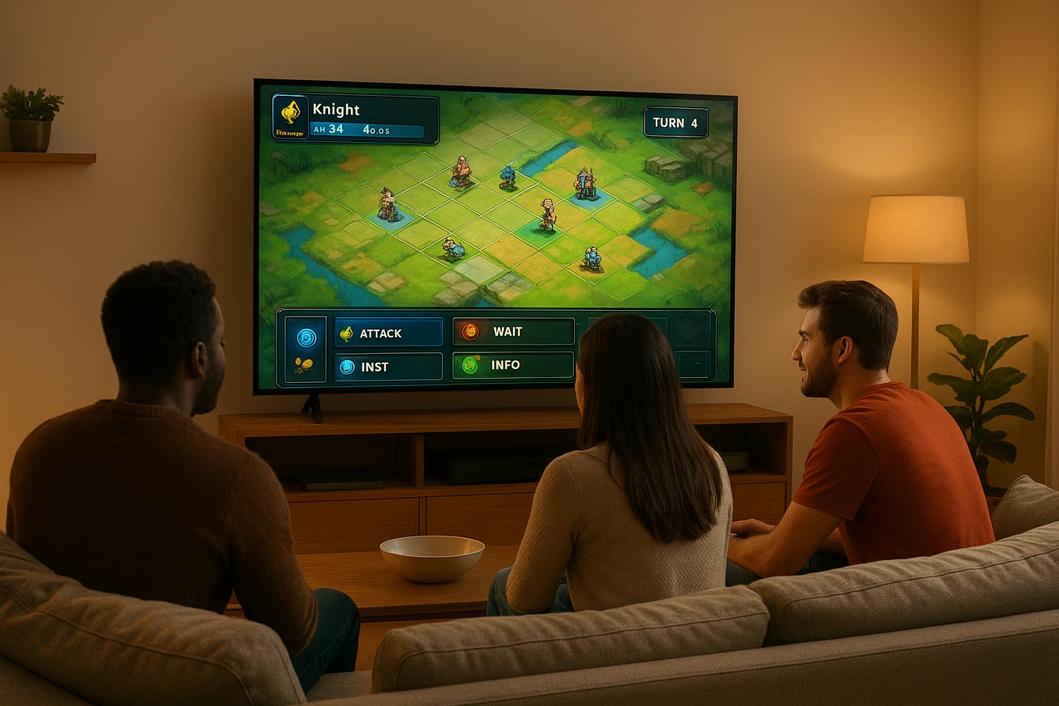 TV da gaming per giochi cooperativi a turni online: comfort visivo e leggibilità delle interfacce nel 2026