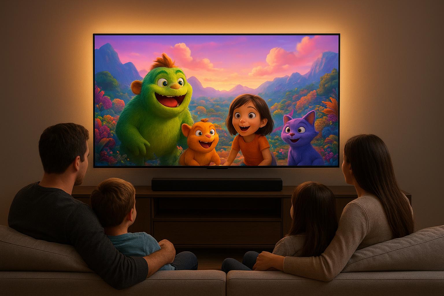 Home cinema per film d’animazione in CGI: come esaltare profondità, colori e dettaglio sui TV 4K