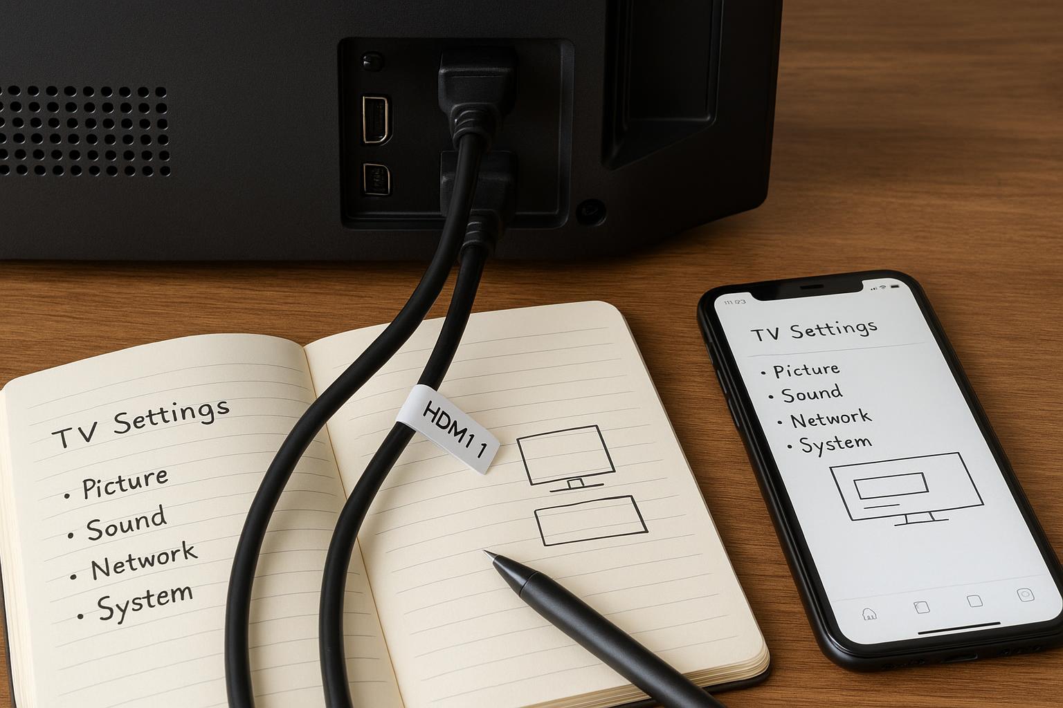 Come creare un “manuale di bordo” della tua smart TV: annotare impostazioni, cavi e trucchi per non perdere nulla