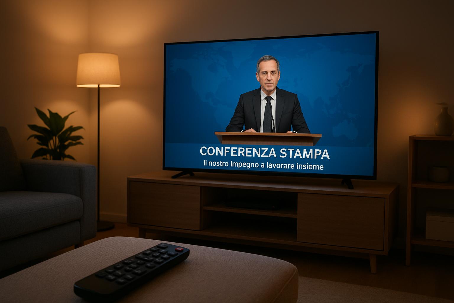 Come usare la smart TV per seguire in diretta conferenze stampa e notiziari internazionali con traduzione in tempo reale