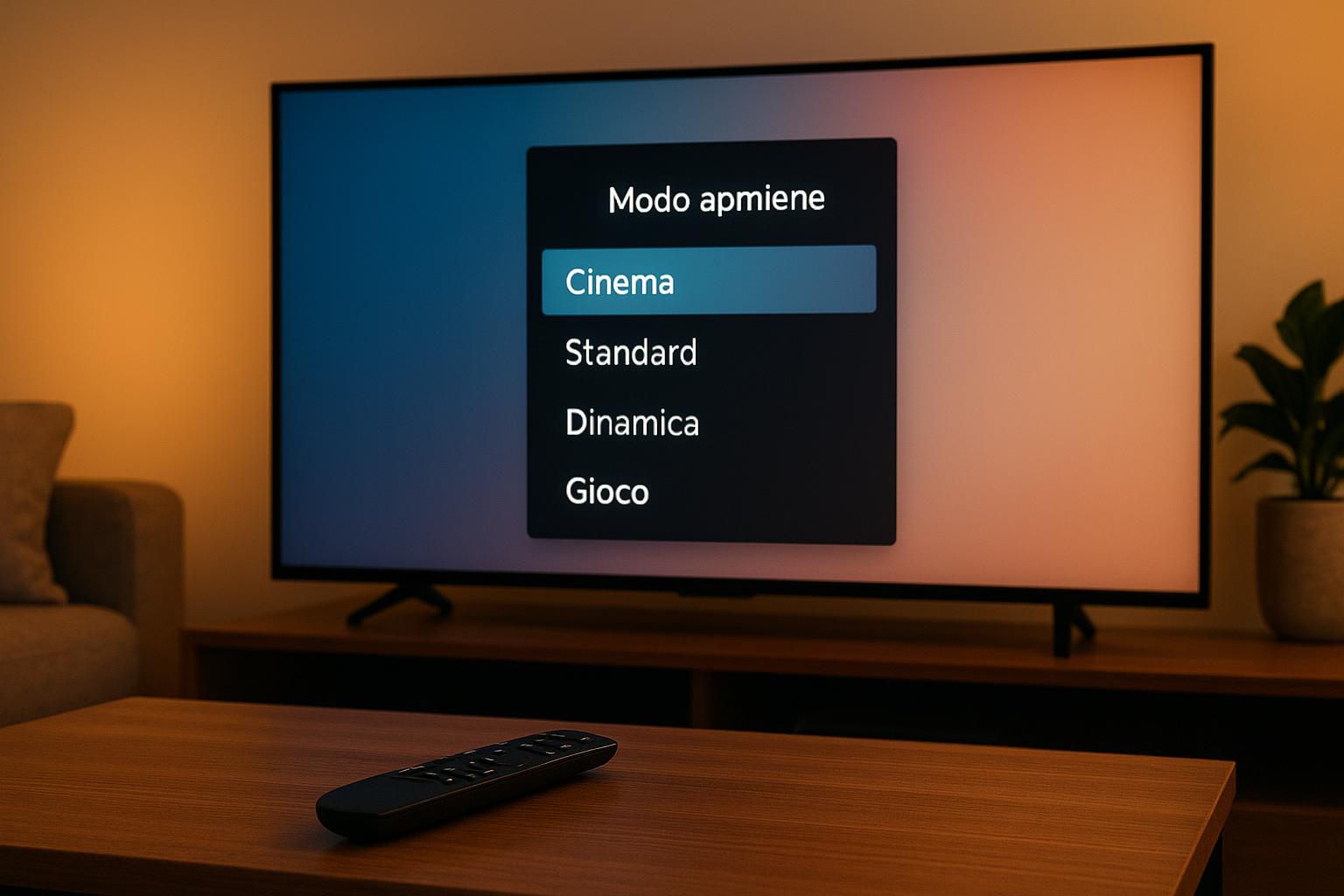 Come scegliere la modalità immagine giusta sulla smart TV senza essere esperti