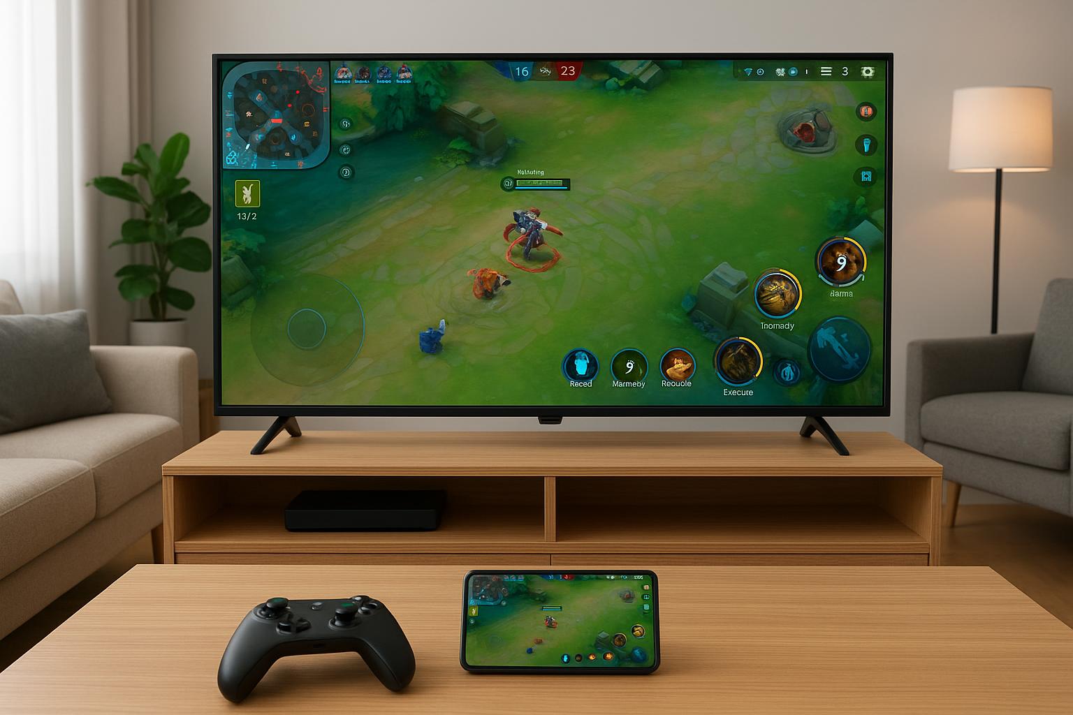 TV da gaming per giochi competitivi mobile e cross‑progression: come preparare il salotto ai titoli nati su smartphone