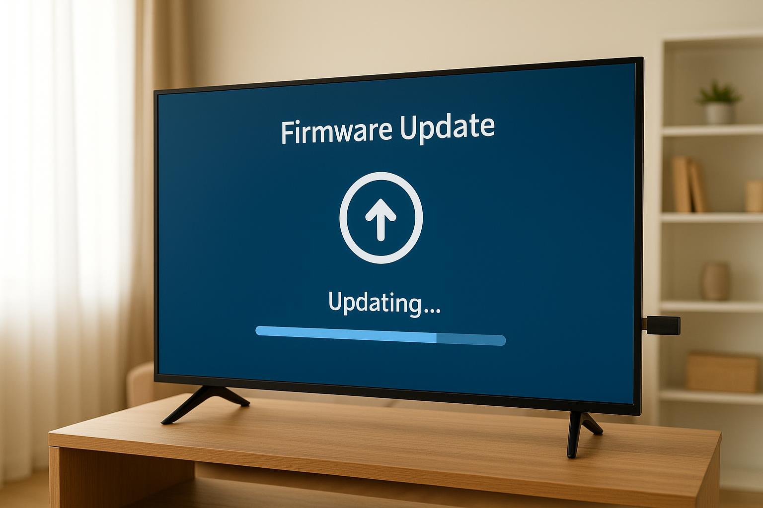 Come aggiornare il firmware della smart TV tramite USB in sicurezza