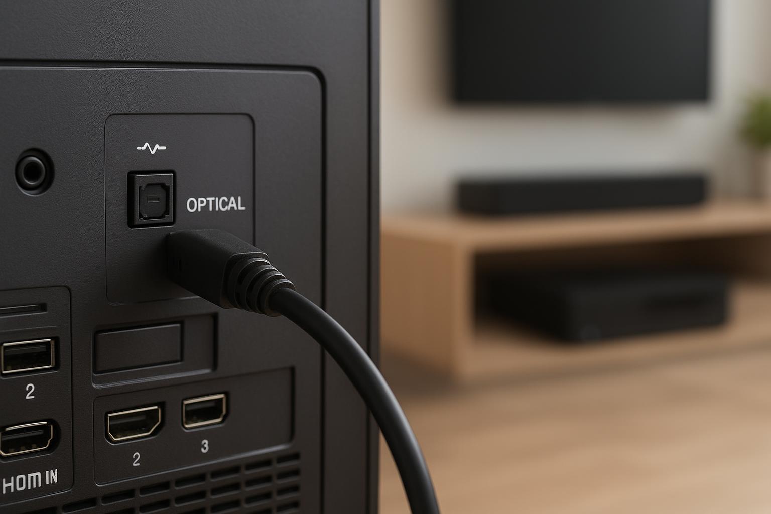 Come collegare la smart TV a un impianto audio tramite cavo ottico: guida semplice passo passo