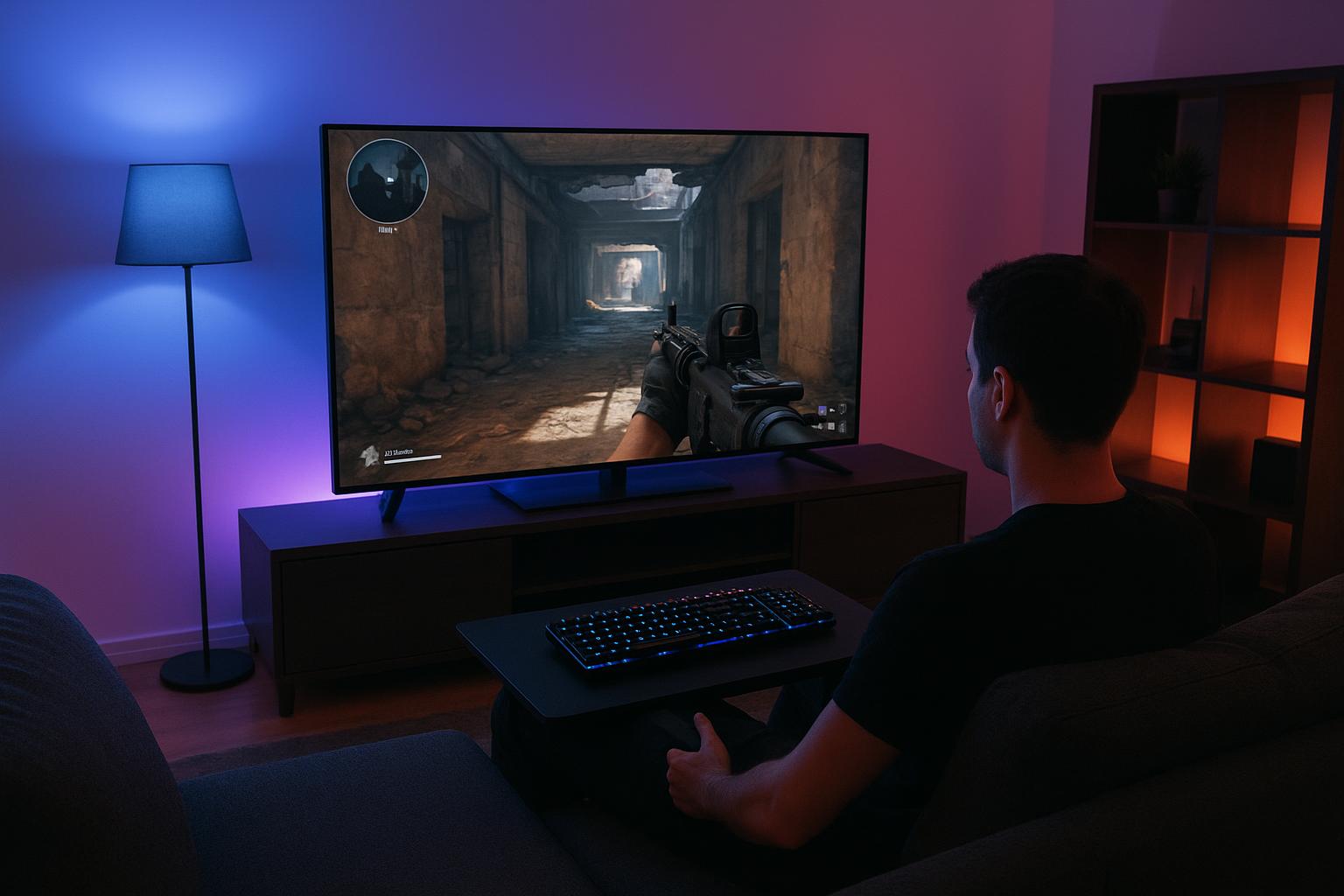 TV da gaming e supporto nativo a mouse e tastiera nel 2026: quando ha senso usarli in salotto