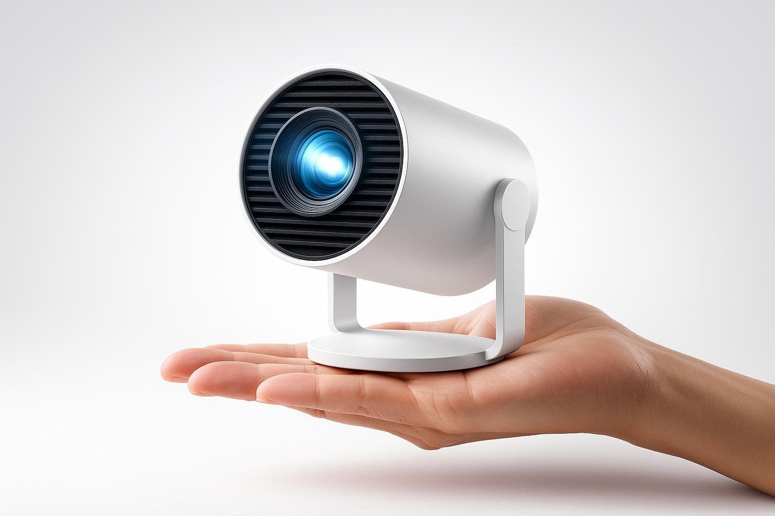 LynCast HY300 Pro, mini proiettore Android 14 perfetto per streaming e smart TV portatile in offerta su Amazon