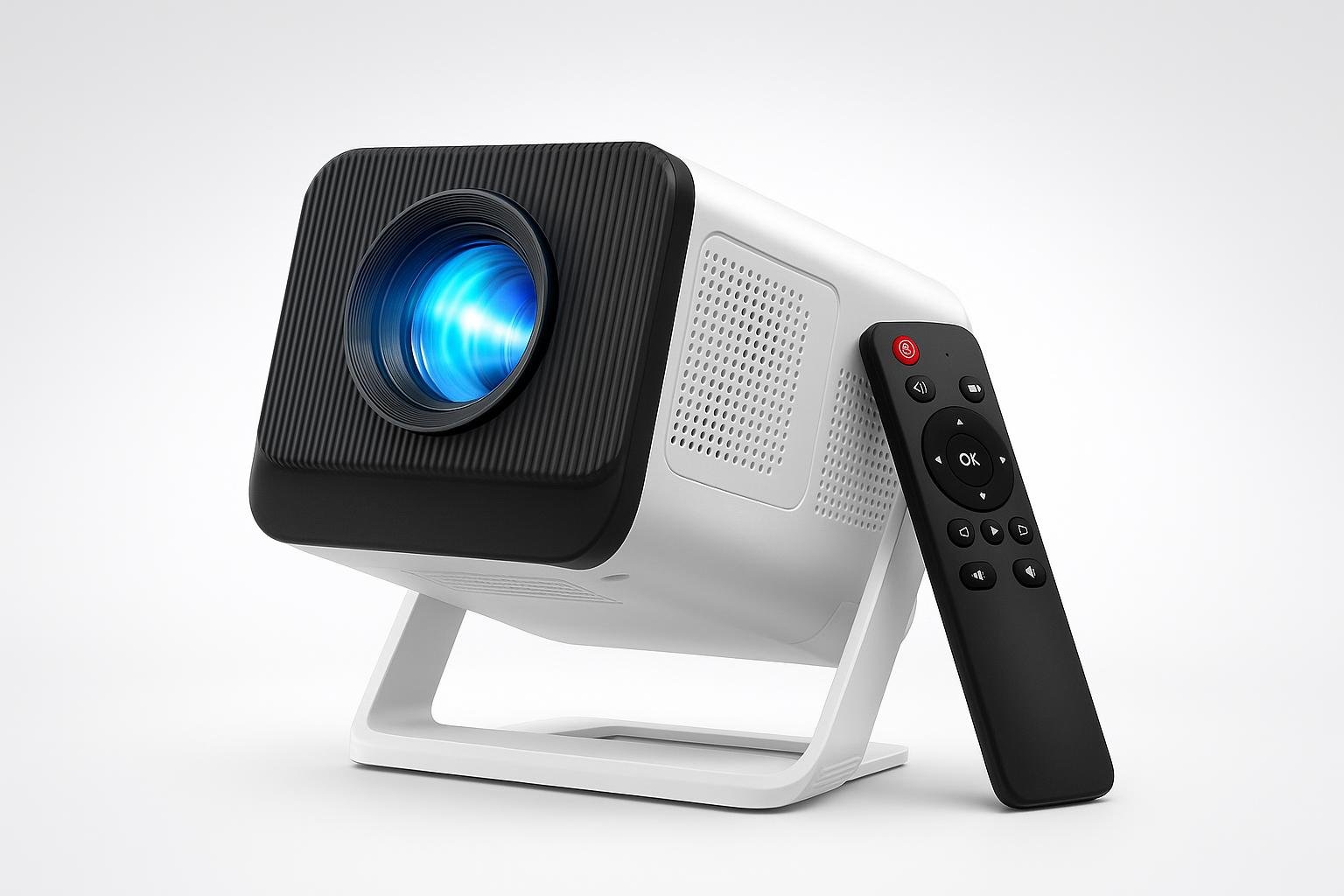 Mini proiettore LYNCAST con Android 14 e WiFi 6 in offerta su Amazon: il cinema portatile per la casa e i viaggi