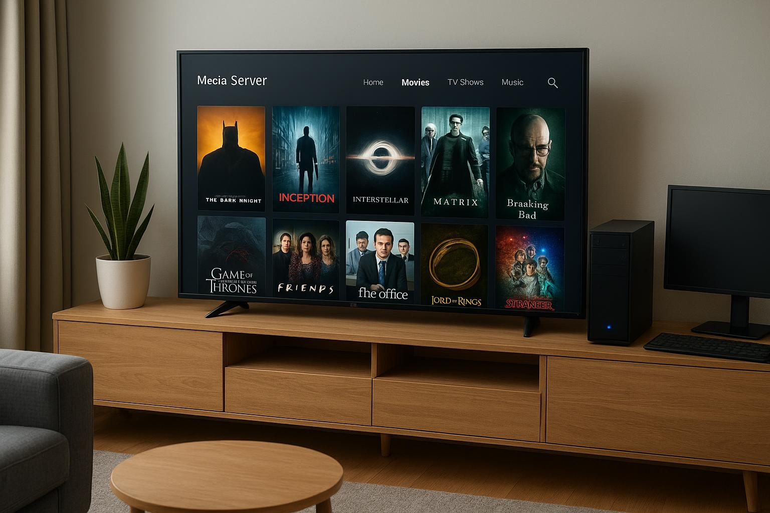 Come collegare la smart TV al PC via rete locale per vedere film e serie senza usare chiavette USB