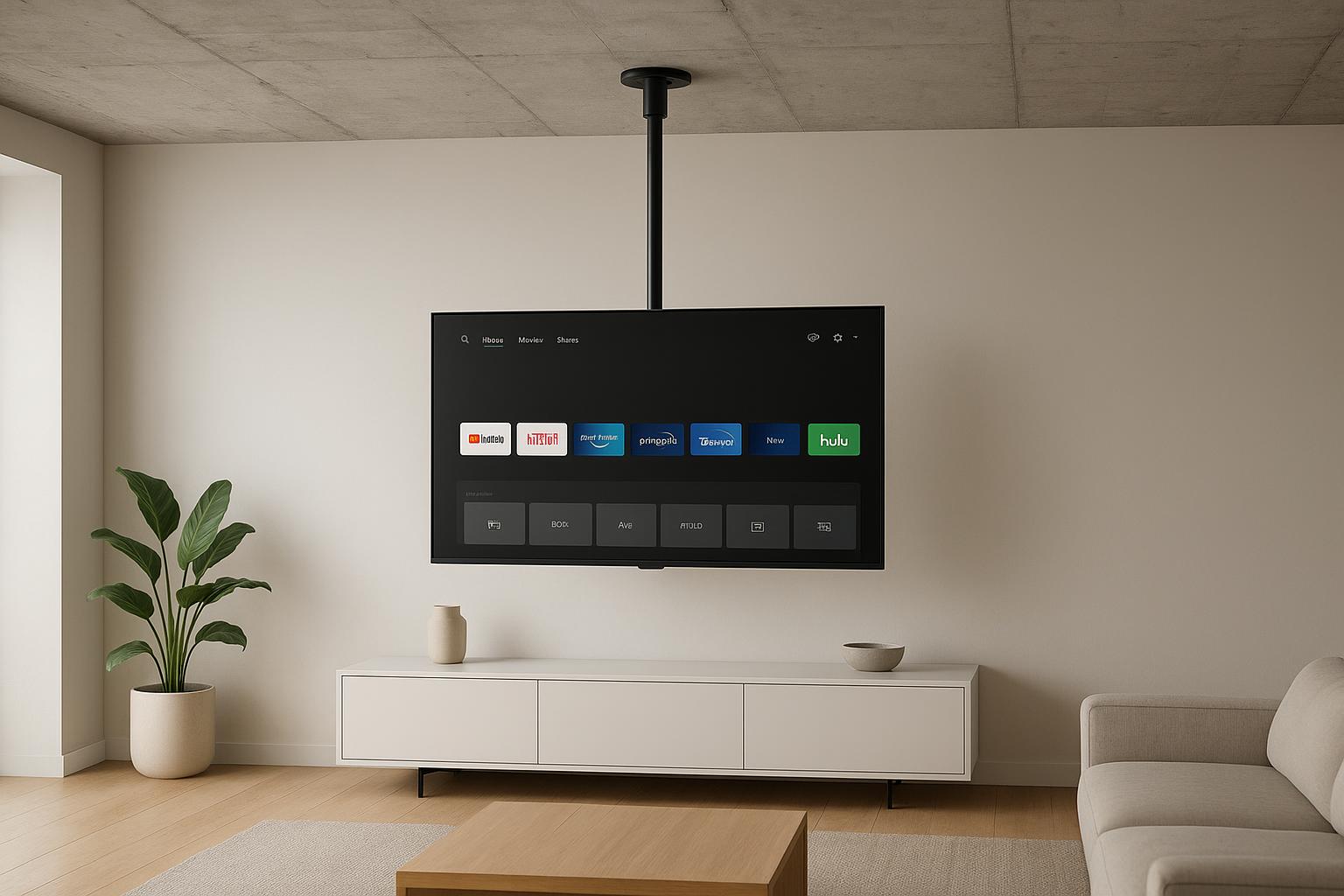 Come scegliere e montare un supporto a soffitto per la smart TV in sicurezza