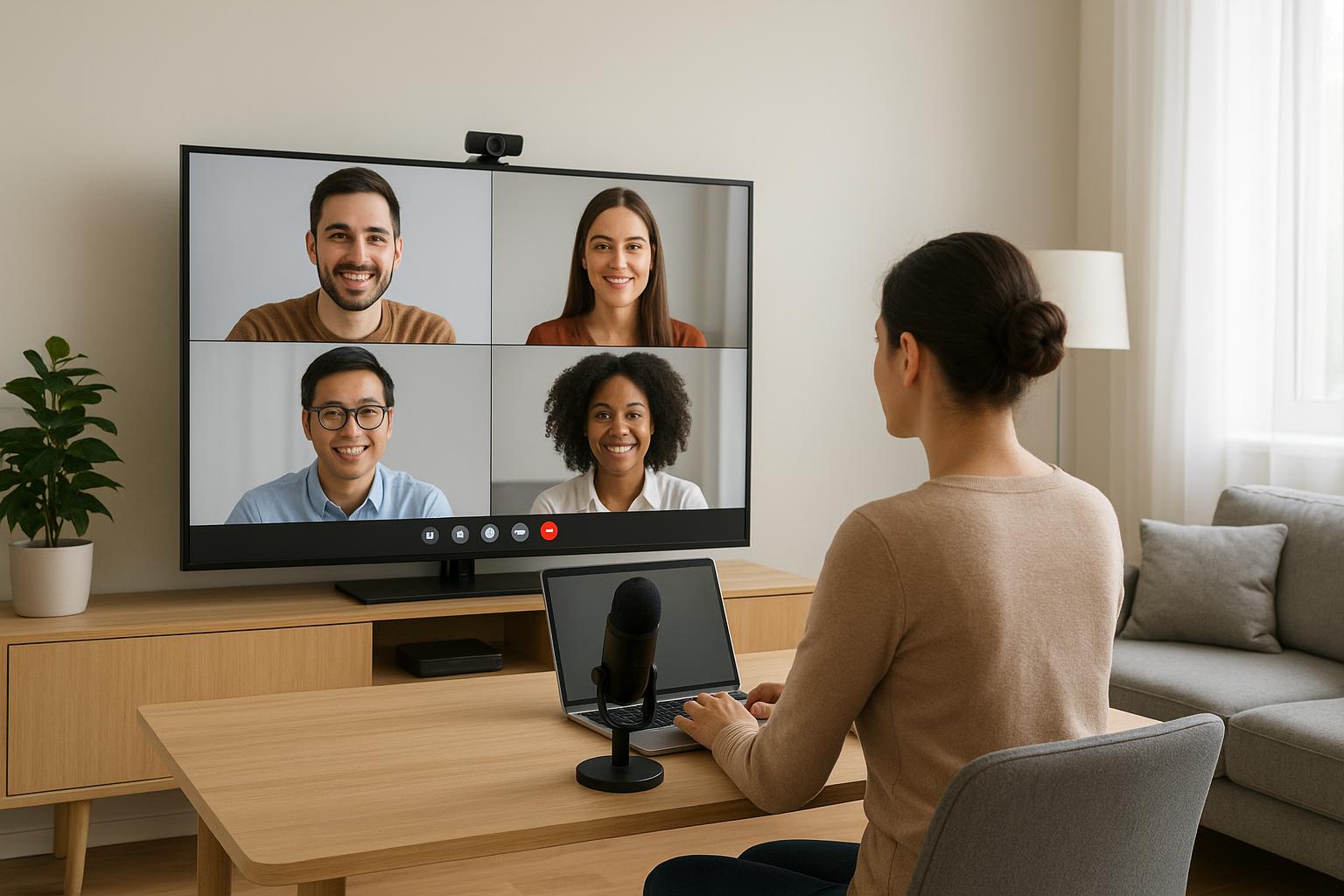 Come usare la smart TV per seguire e tenere corsi online da casa in modo professionale