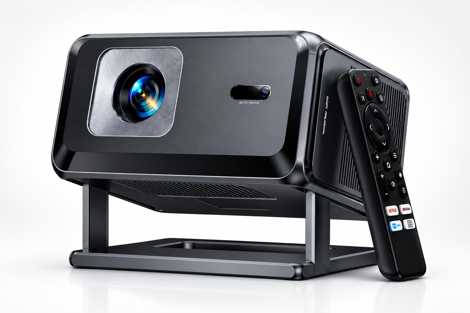 Proiettore 4K con Google TV 14 e autofocus: un’opzione versatile per il cinema in casa