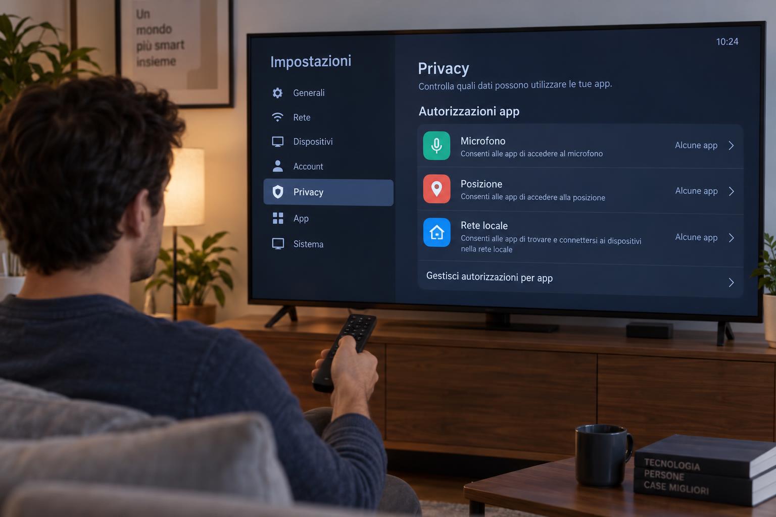 Come controllare le autorizzazioni concesse alle app sulla smart TV